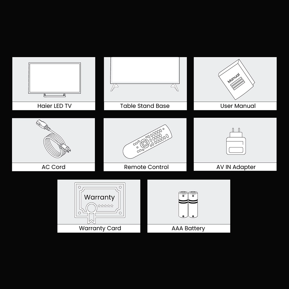 Haier S800 QLED 140cm (55) Google TV | Dolby Vision.Atmos 